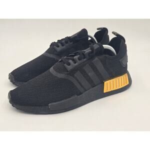Adidas NMD R1 Womens 10 Black Gold Metallic Running Shoes